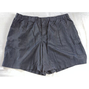 Columbia Elastic Waist Lightweight Nylon Cargo Hiking Shorts Women's Size L EUC!